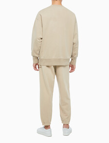 Buy 남성 모노로고 내츄럴 크루넥 in color BEIGE