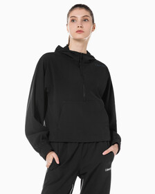 Buy 여성 레귤러핏 아노락 in color BLACK