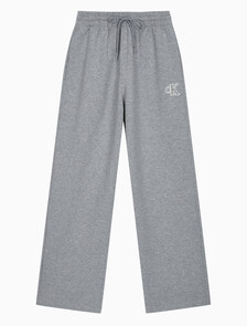 Buy 여성 스페이서 와이드레그 트랙 팬츠 in color MEDIUM GREY HEATHER