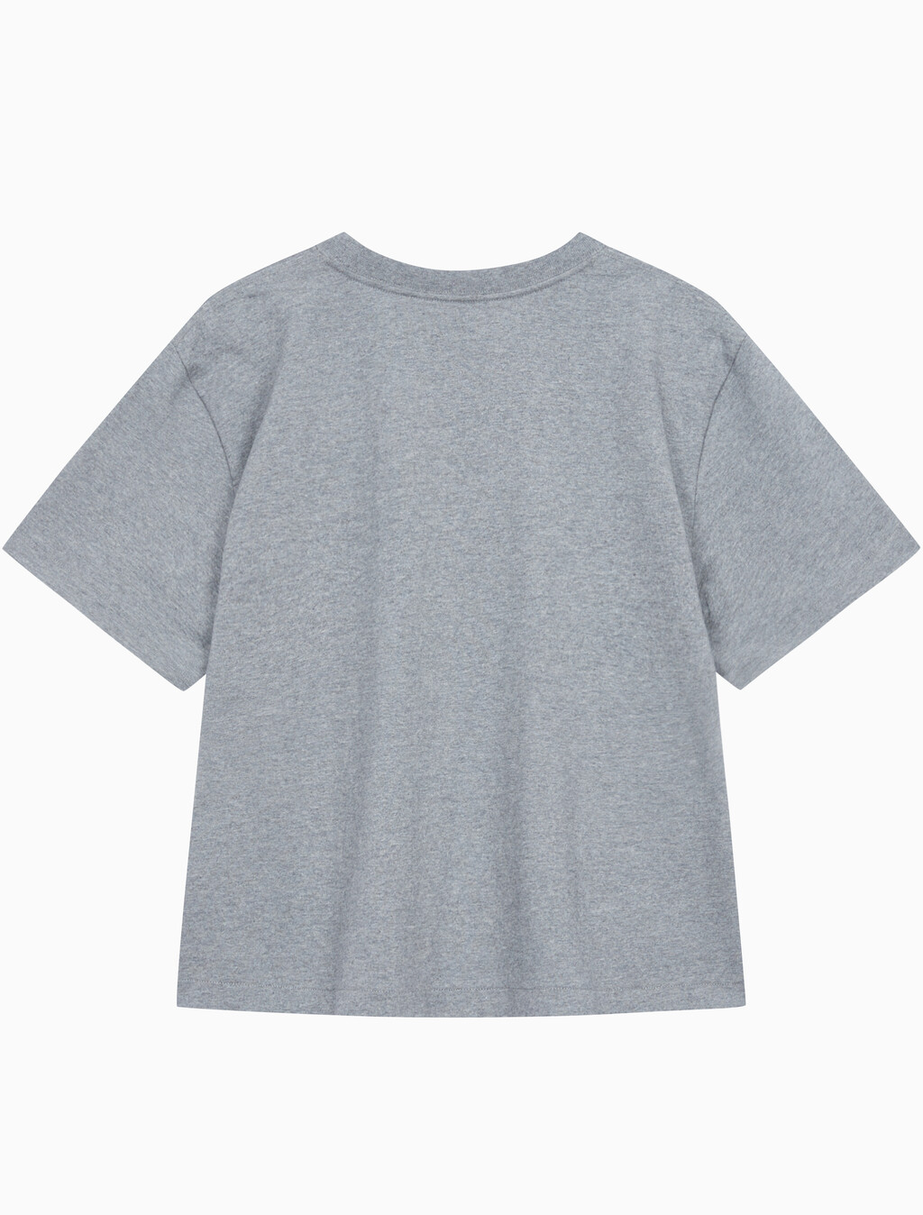 Buy 여성 릴렉스드 스탠다드로고 크루넥 반팔 티셔츠  in color MEDIUM GREY HEATHER