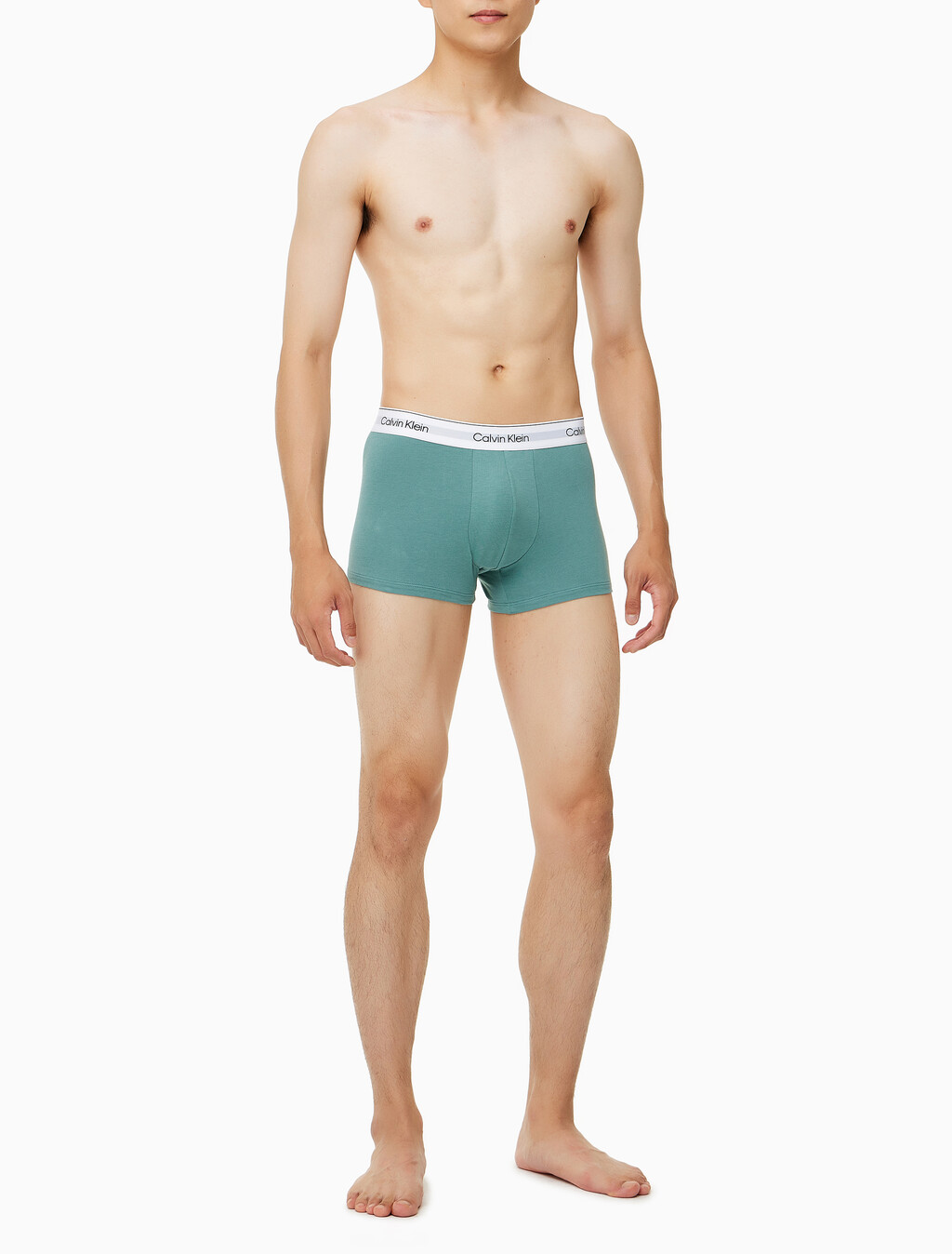 Buy 남성 모던 코튼 스트레치 드로즈 2PK in color GREEN/LIGHT GREY