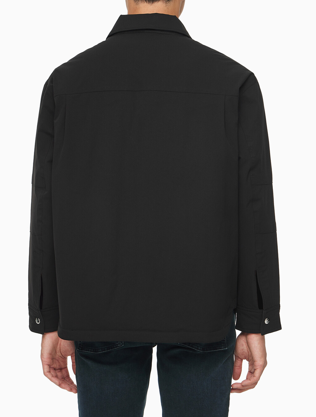 Buy 남성 리버서블 패디드 기능성 셔츠 자켓 in color CK BLACK