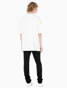 Buy 남성 바디핏 기모 블랙 데님 in color WASHED BLACK LOGO LACE