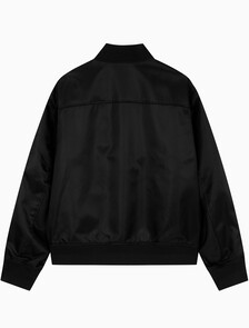 Buy 남성 나일론 보머자켓 in color BLACK