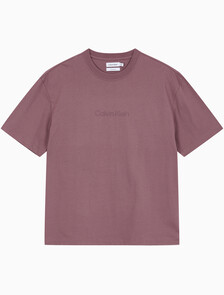 Buy 남성 릴렉스핏 헤비 코튼 크루넥 반팔 티셔츠&nbsp; in color CAPRI ROSE
