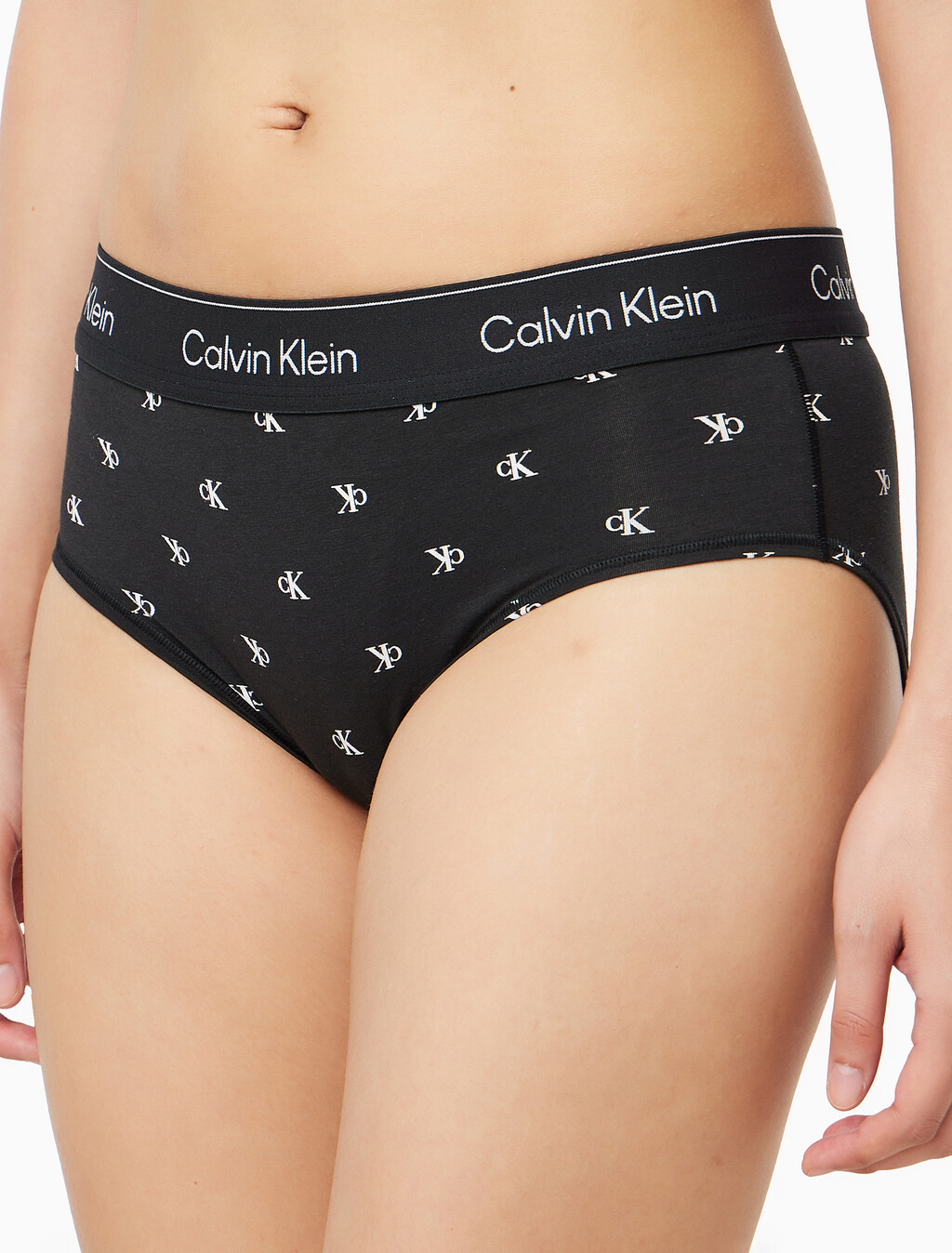 Buy 여성 아이콘 코튼 모달 AF 힙스터 in color DIAMOND LOGO PRINT_BLACK