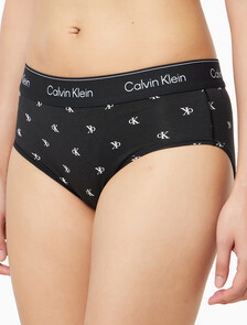 Buy 여성 아이콘 코튼 모달 AF 힙스터 in color DIAMOND LOGO PRINT_BLACK