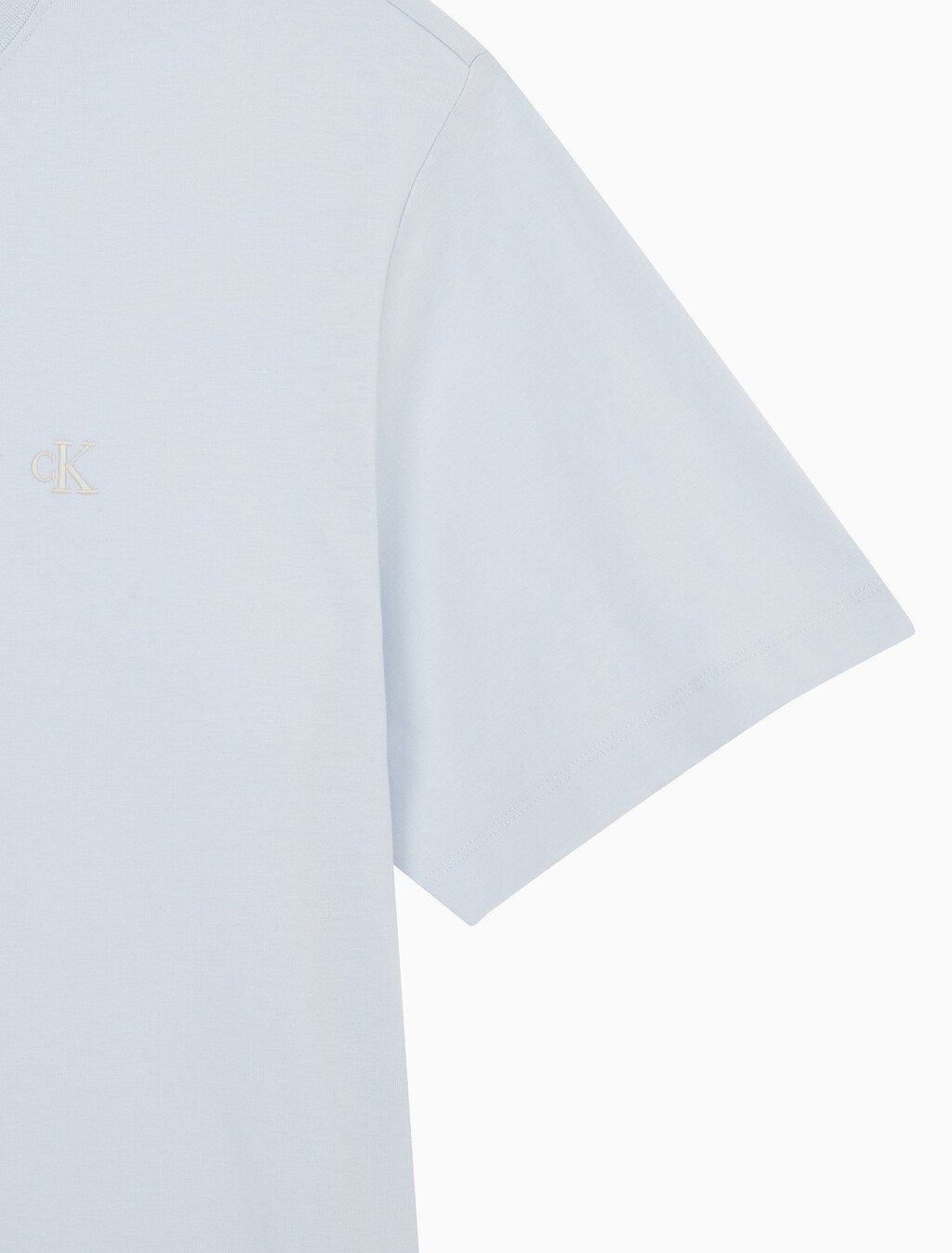 Buy 남성 이지핏 아카이브 로고 반팔 티셔츠 in color LIGHT BLUE