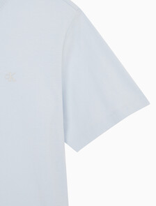 Buy 남성 이지핏 아카이브 로고 반팔 티셔츠 in color LIGHT BLUE