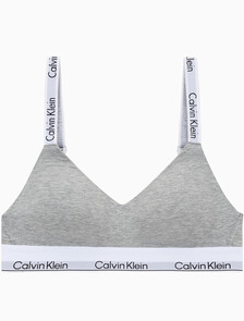 Buy 여성 아이콘 코튼 모달 브라렛 (H&E) in color GREY HEATHER