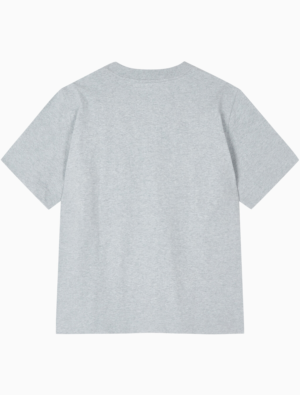 Buy 여성 릴렉스드 스탠다드로고 크루넥 반팔 티셔츠&nbsp; in color GREY HEATHER
