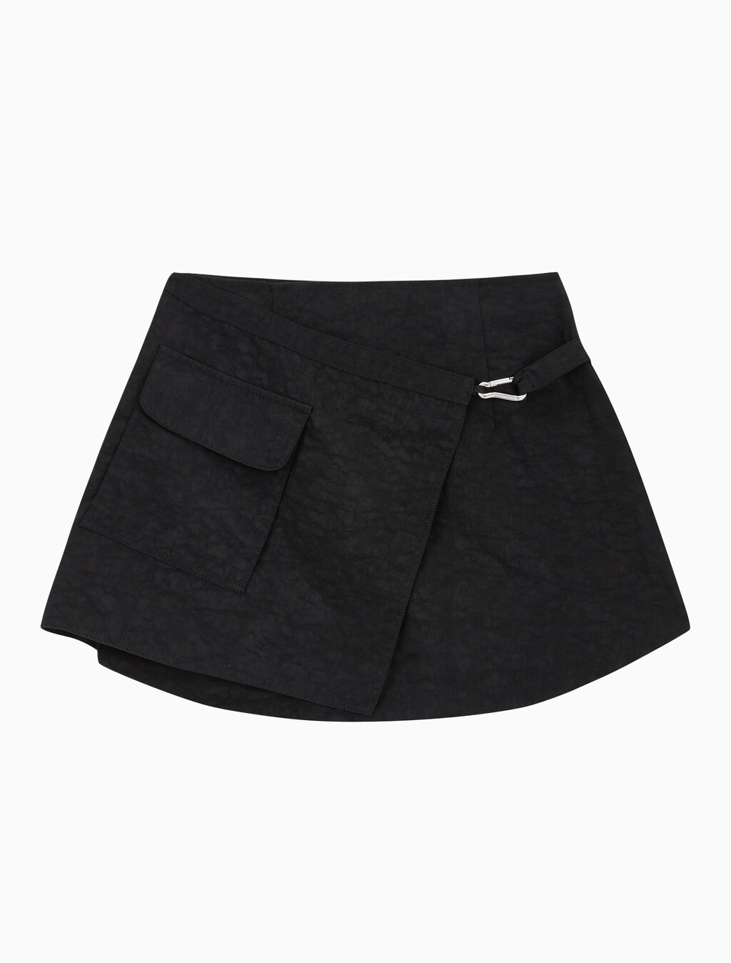 Buy 여성 새들 버클 미니스커트 in color CK BLACK