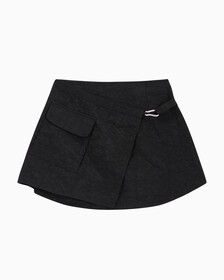 Buy 여성 새들 버클 미니스커트 in color CK BLACK