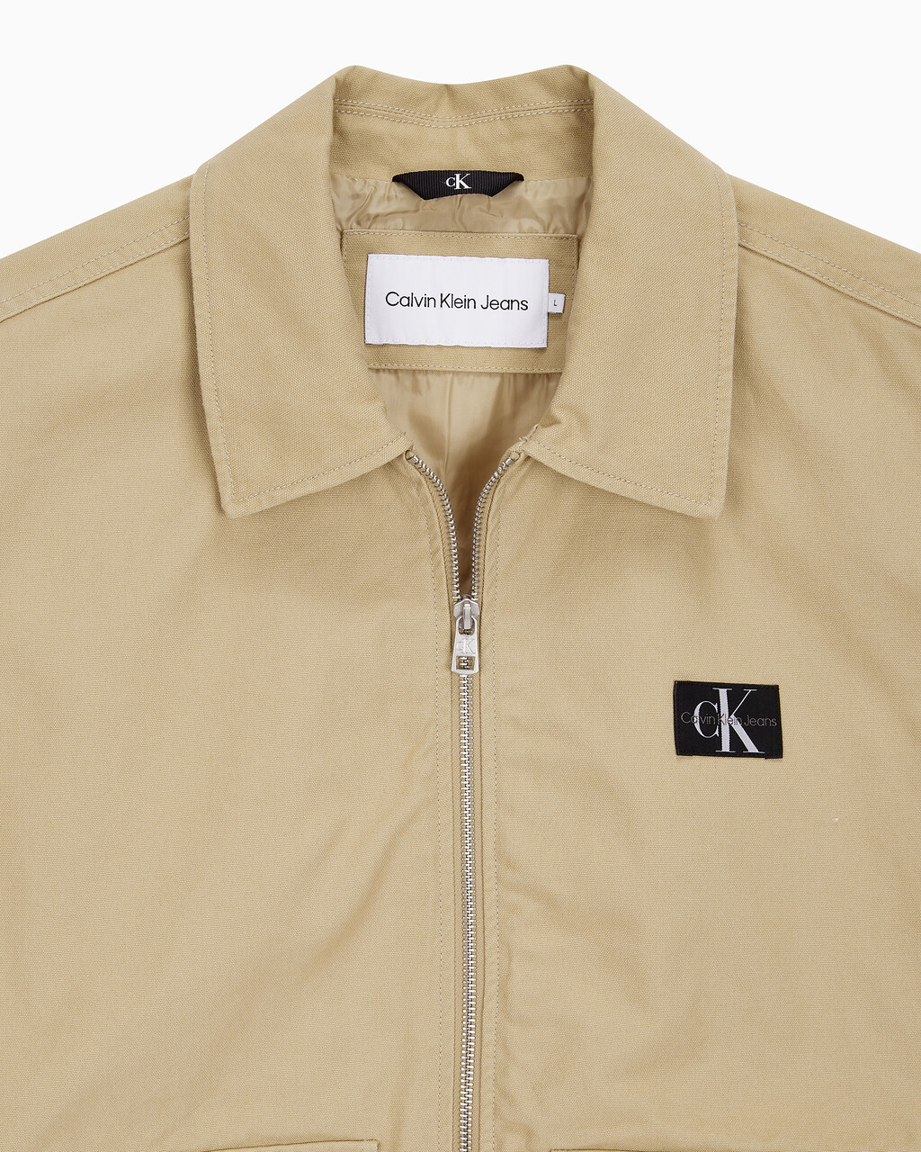 Buy 남성 박시핏 워크웨어 크롭 재킷 in color TRAVERTINE