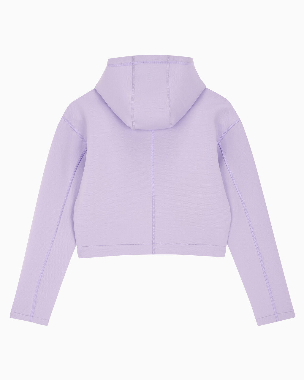 Buy 여성 릴렉스핏 크롭 후디 in color BRILLIANT WHITE