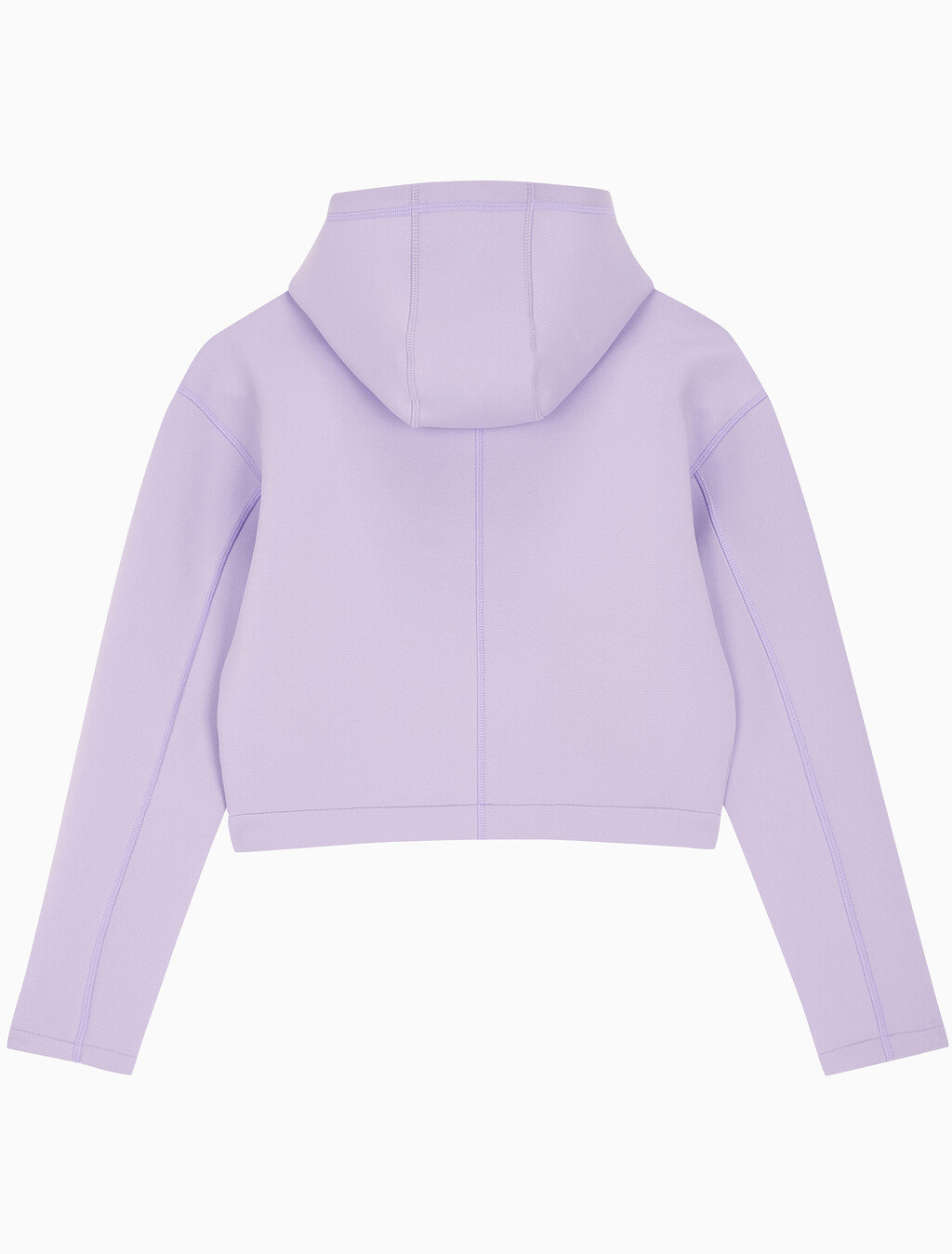 Buy 여성 릴렉스핏 크롭 후디 in color BRILLIANT WHITE