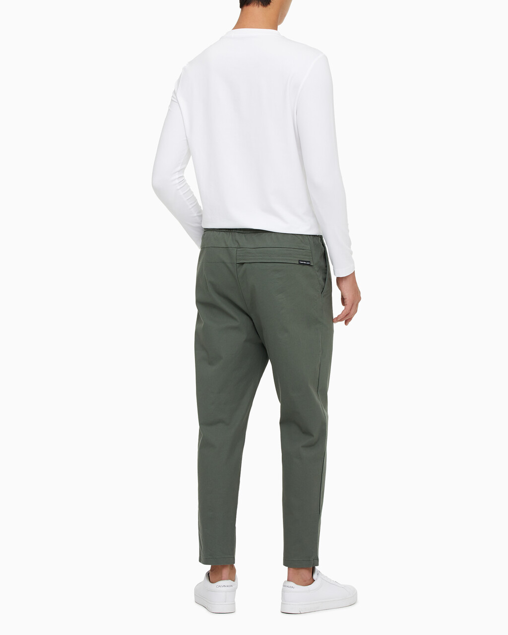 Buy 남성 슬림핏 드로코드 치노 팬츠 in color AVALON GREEN