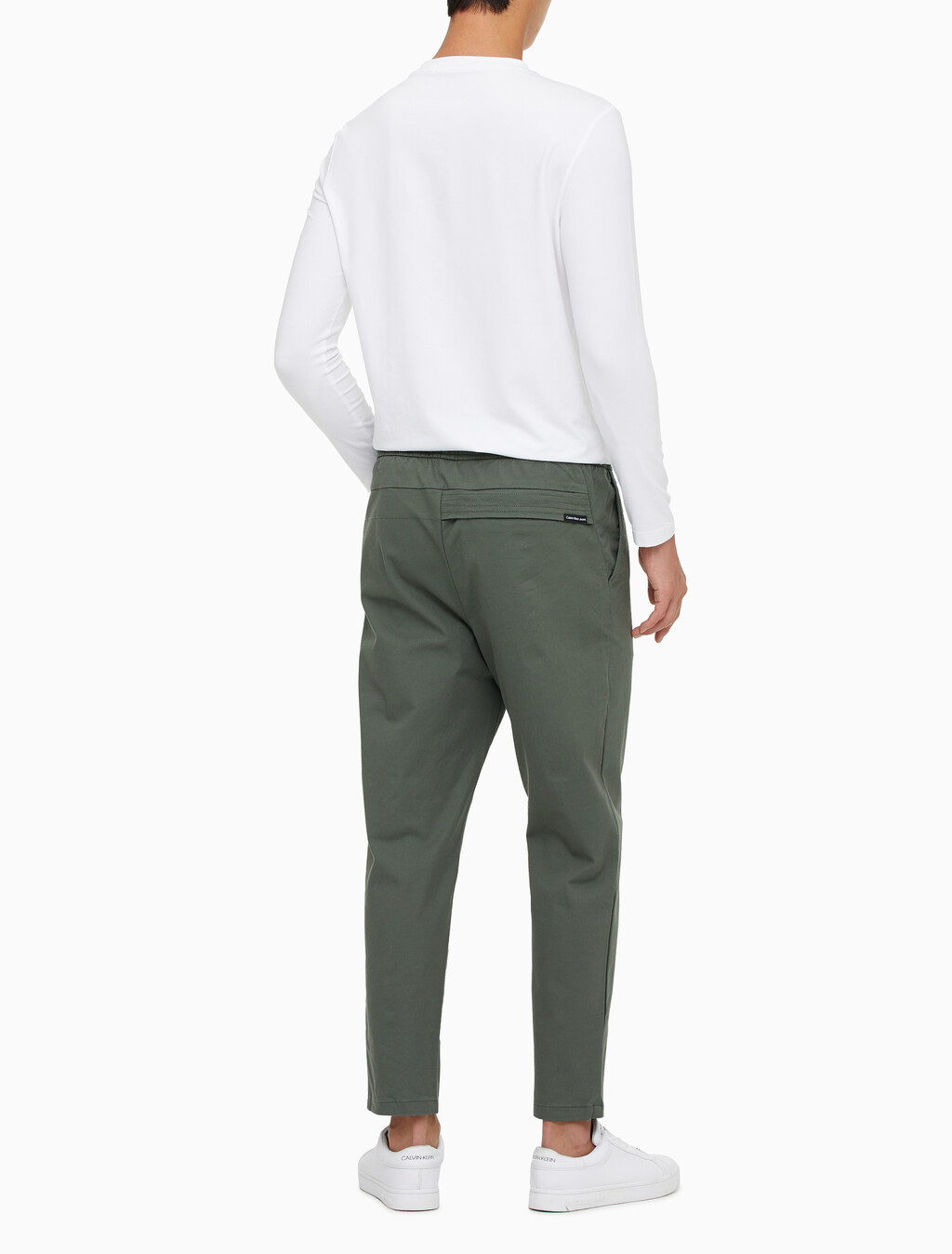 Buy 남성 슬림핏 드로코드 치노 팬츠 in color AVALON GREEN