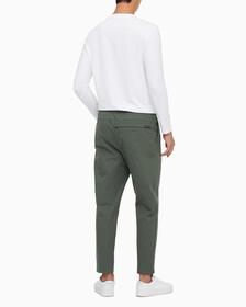 Buy 남성 슬림핏 드로코드 치노 팬츠 in color AVALON GREEN
