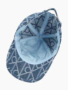 Buy 남녀공용 엠블럼 자카드 데님 볼캡 in color Denim JQD Medium Wash