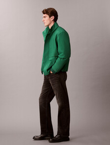 Buy 남성 라이트웨이트 릴렉스 숏 파카 in color Green