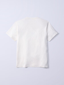 Buy Jung Kook for Calvin Klein 남성 릴렉스 핏 모노그램 로고 반팔 티셔츠 in color TOFU