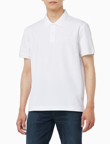 Buy 남성 레귤러핏 피케 폴로 쿨링 반팔 티셔츠 in color BRIGHT WHITE