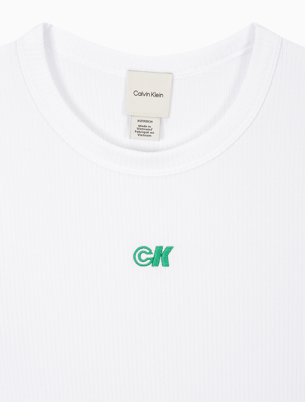 Buy 여성 모달 립 반팔 티셔츠 in color BRILLIANT WHITE