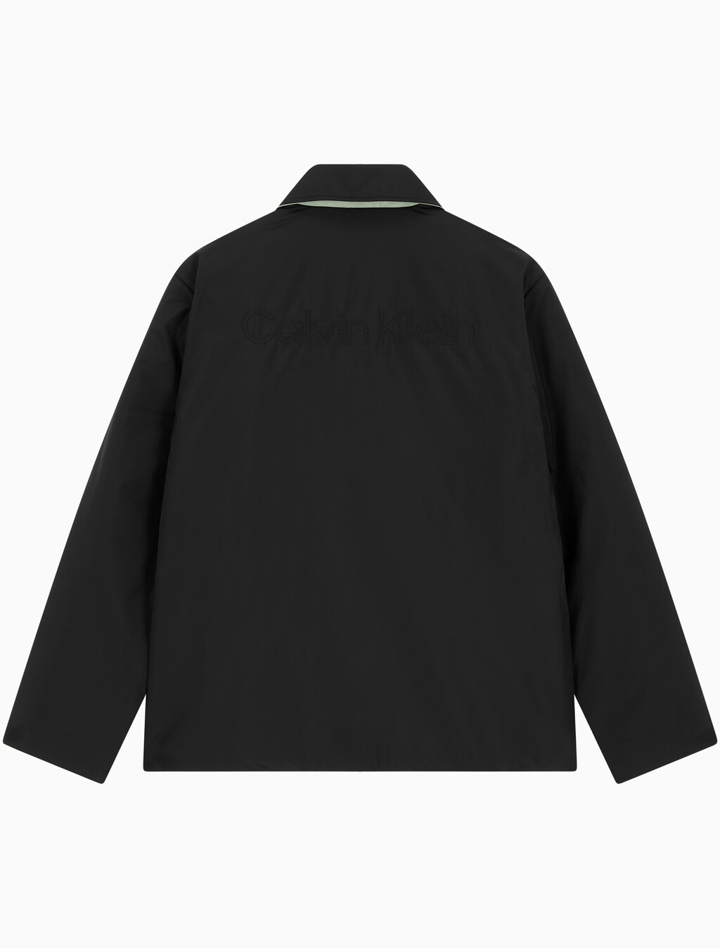 Buy 남성 리버서블 패디드 셔츠 자켓 in color BLACK/LIGHT GREEN