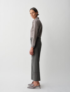 Buy EVA WOMENS TROUSERS in color CHARCOAL