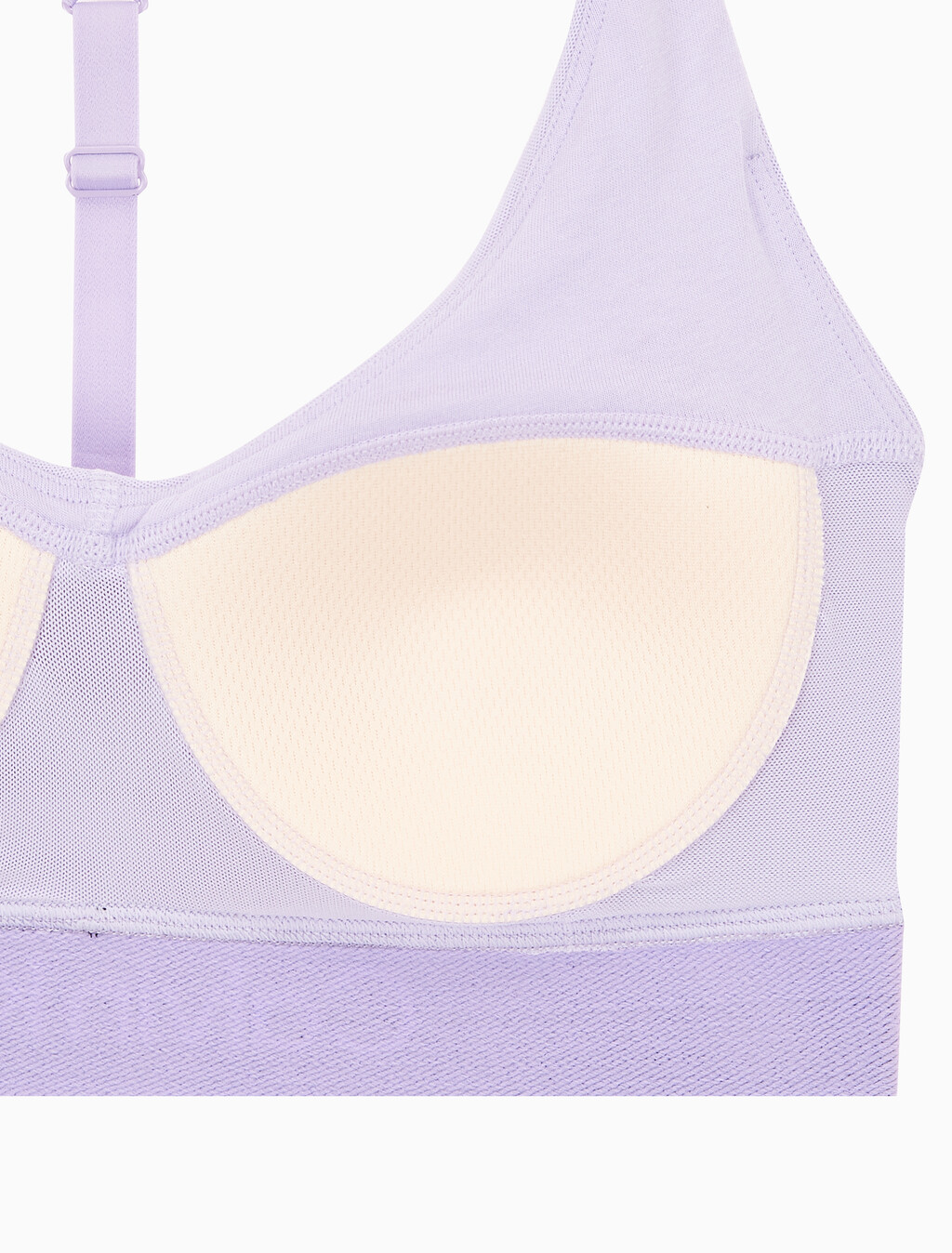Buy 여성 하이서포트 CK 스포츠 브라 in color BRILLIANT WHITE