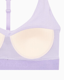 Buy 여성 하이서포트 CK 스포츠 브라 in color BRILLIANT WHITE
