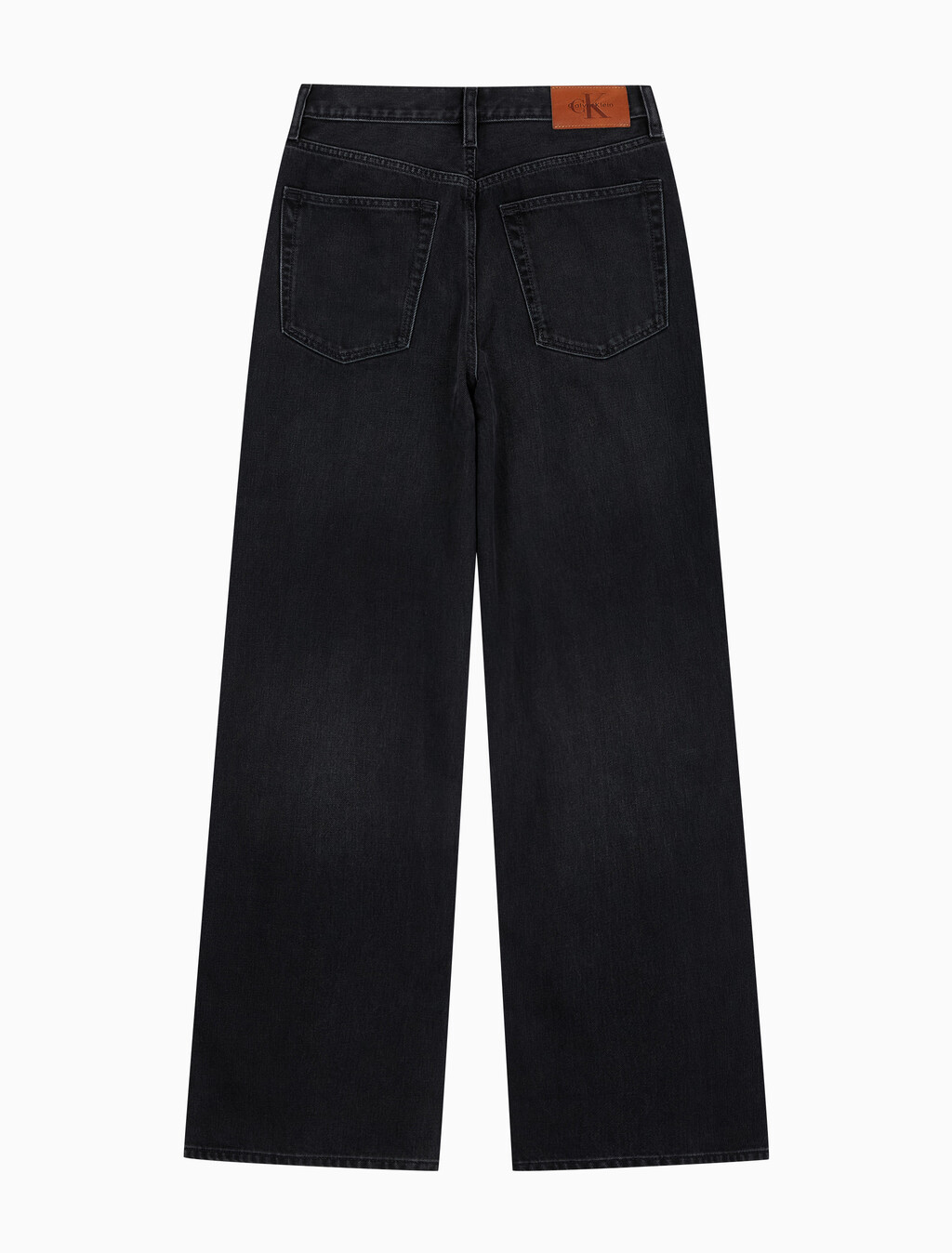 Buy 여성 와이드 레그핏 이브닝 블랙 팬츠 in color Black