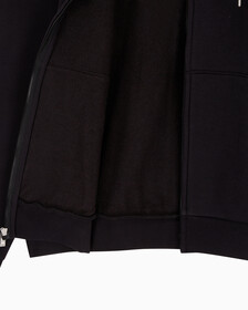 Buy 남성 아카이브 로고 플리스 집업 후디 in color BLACK BEAUTY