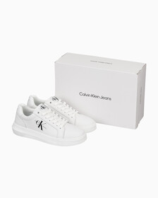 Buy 남성 말모 스니커즈 YM00681 in color WHITE/CORAL ORANGE