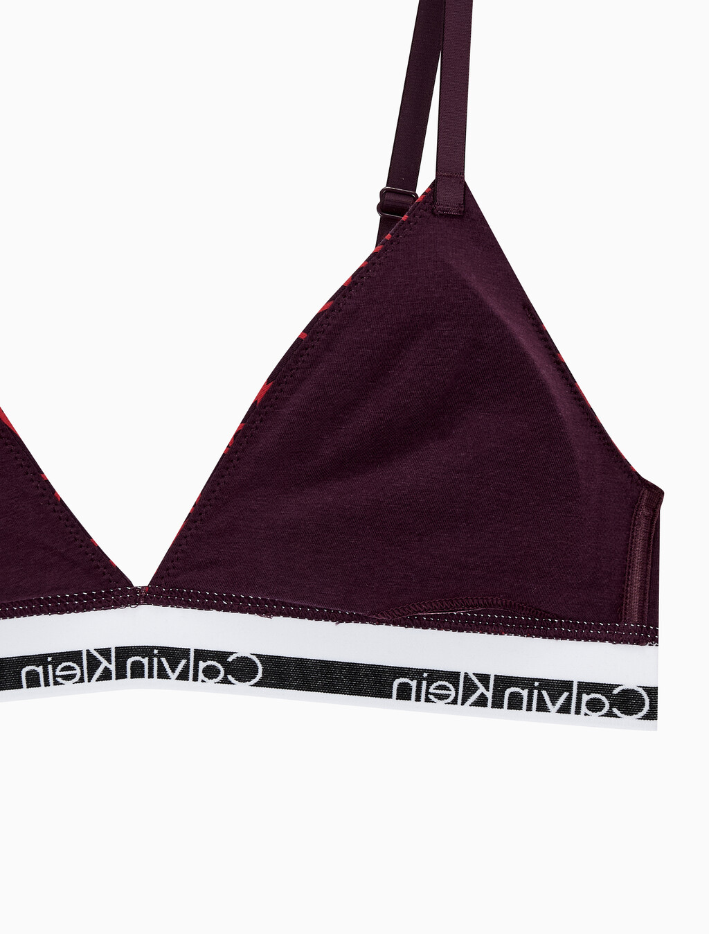 Buy 여성 아이콘 코튼 모달 트라이앵글 in color Red