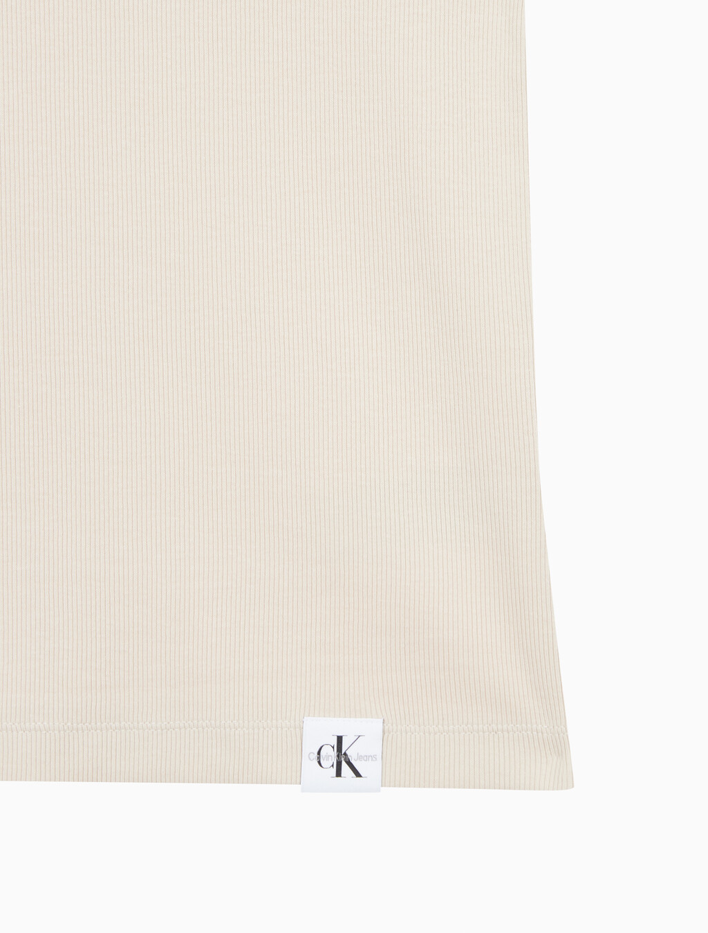 Buy 남성 로고탭 레이서백 슬리브리스 티셔츠 in color CLASSIC BEIGE