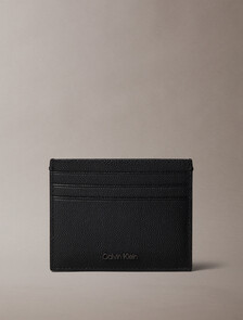Buy 남성 레이즈드 캐비어 카드 케이스 in color BLACK
