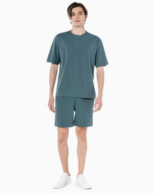 Buy 남성 레귤러핏 우븐 쇼츠 in color OCEAN TEAL/ BLK