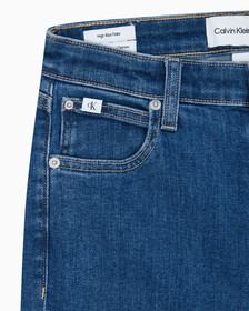 Buy 여성 플레어 핏  미드블루  데님 in color MID BLUE BACK EMBRO