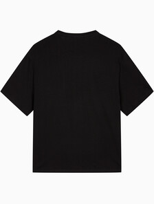 Buy 남성 레귤러핏 히어로 모노그램 로고 반팔 티셔츠 in color BLACK