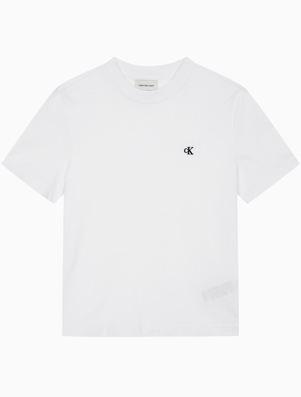 Buy 여성 아카이브 로고 크루넥 반팔 티셔츠 in color BRILLIANT WHITE