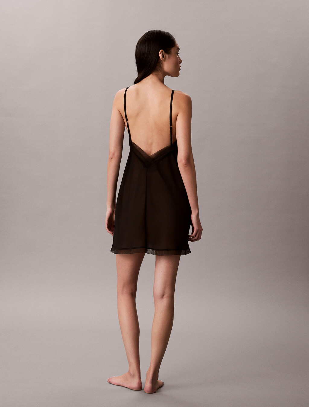 Buy 여성 CK 블랙 브라이덜 슈미즈 in color BLACK