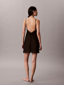 Buy 여성 CK 블랙 브라이덜 슈미즈 in color BLACK