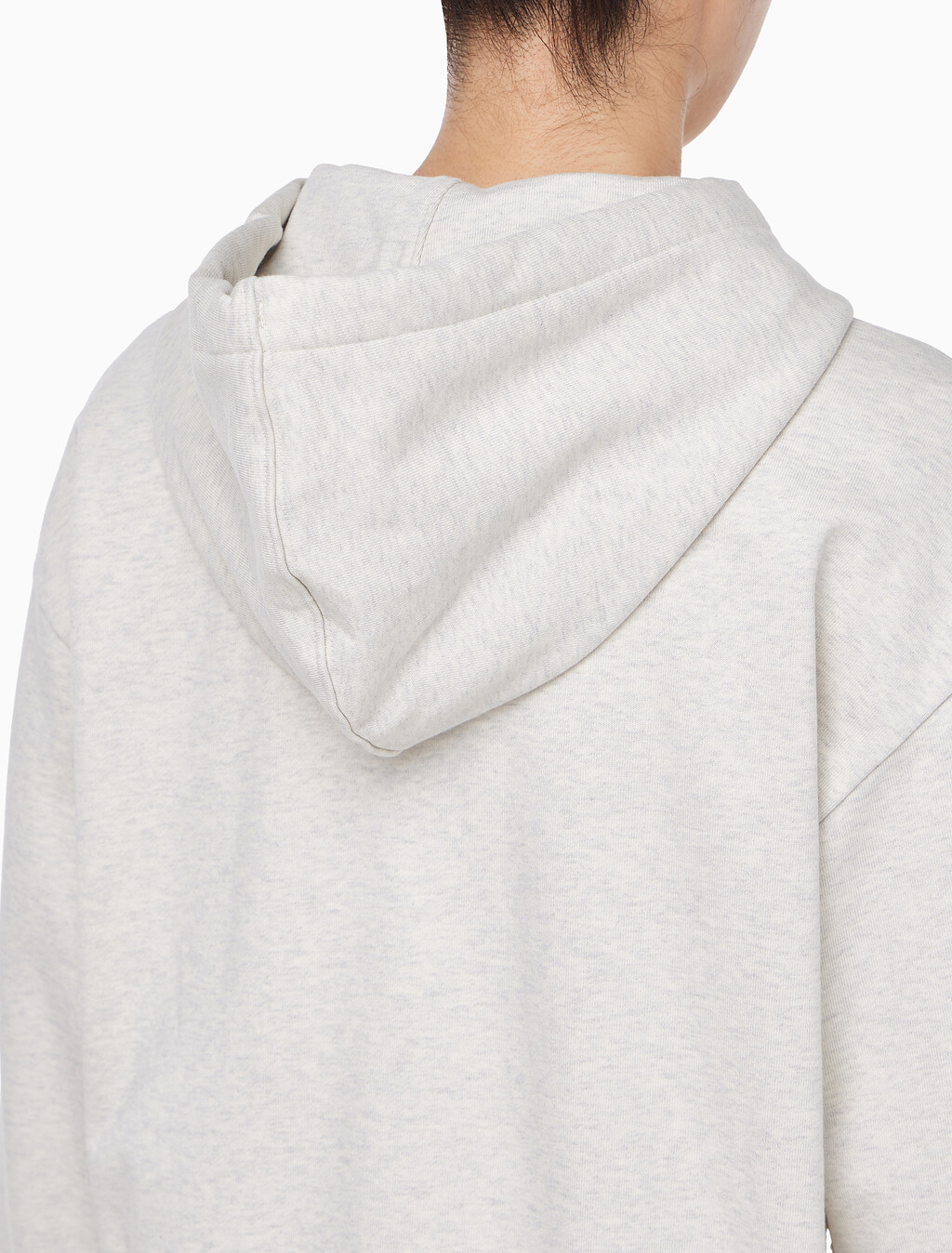 Buy 여성 모노그램 프렌치 태리 풀집업 후디 in color VANILLA HEATHER
