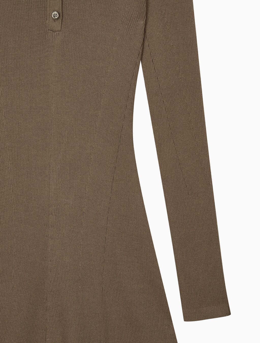 Buy 여성 플레어 맥시 립 폴로 드레스 in color BROWN