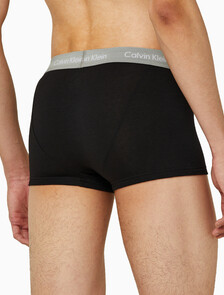 Buy 남성 EU 코튼 스트레치 3PK 로우 라이즈 드로즈 3PK in color BLACK BODIES W/ GREY HEATHER, CHESAPEAKE BAY, JEWEL WBS