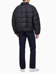 Buy 남성 프리미엄 라인 에센셜 패디드 오버셔츠 in color CK BLACK