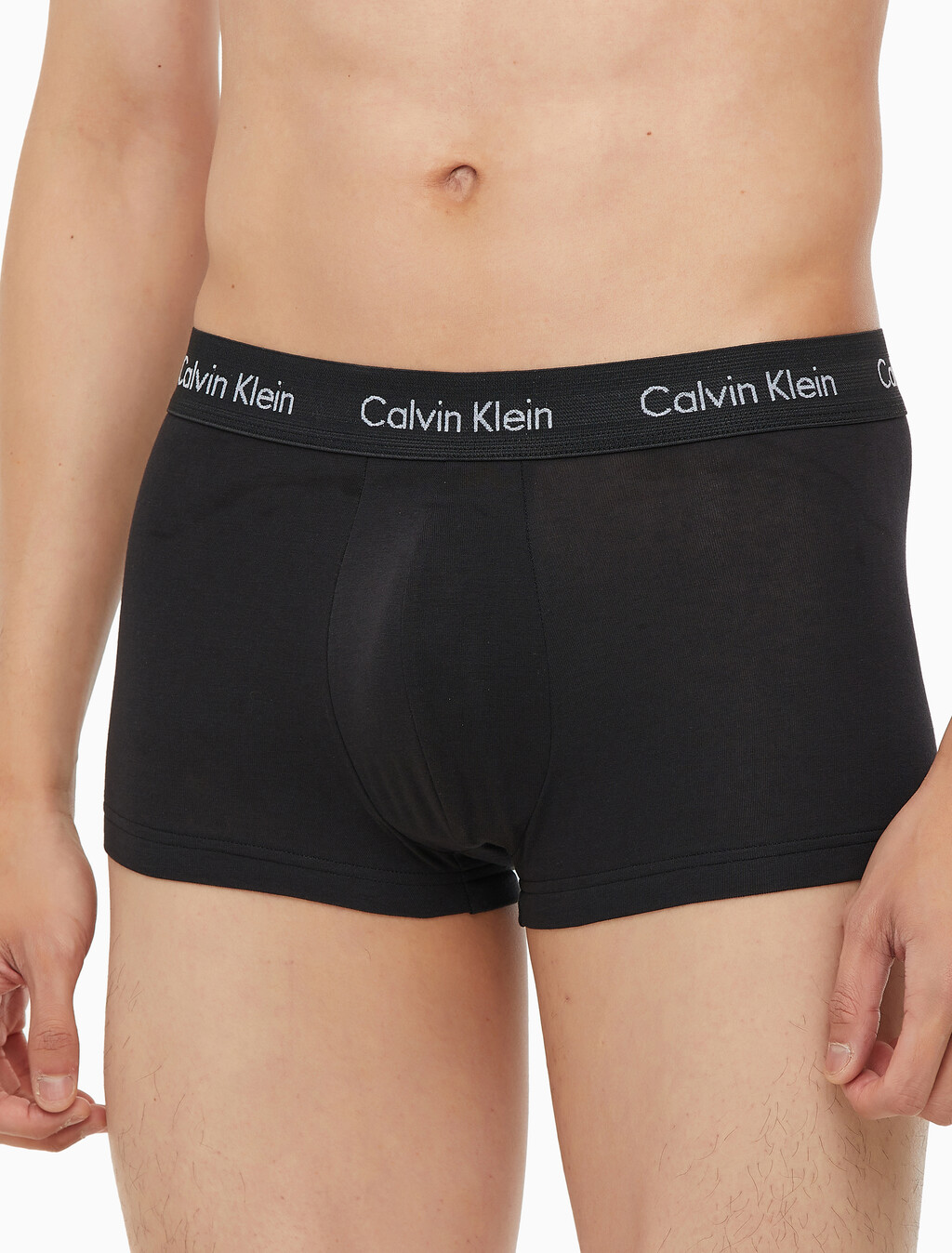 Buy 남성 코튼 스트레치 로우 라이즈 드로즈 5PK in color BLACK