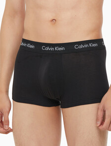 Buy 남성 코튼 스트레치 로우 라이즈 드로즈 5PK in color BLACK